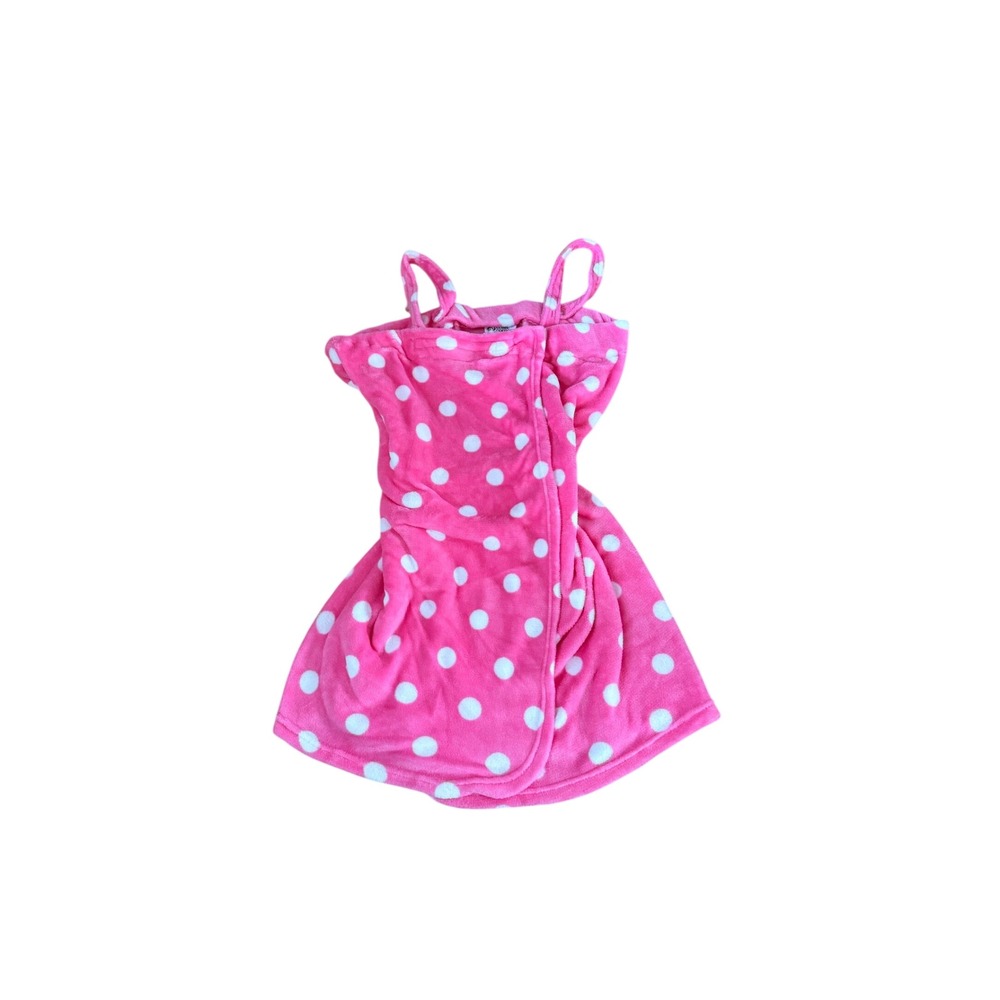 Kawaii Cozee Corner Pink Polka Dot Spa Wrap Bath Robe‎ Towel
